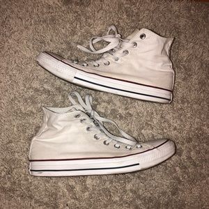 White High Top Converse
